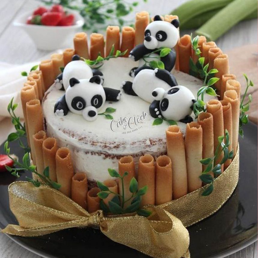 Baby Panda Theme Cake Magnum Cakes Best Customize Designer Cakes In