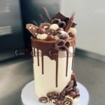 Chocolate Drip Birthday Cake
