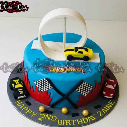 Hot Racing Car Cake