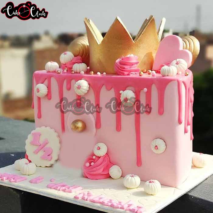 1/2 Birthday Cake For Little Princess
