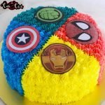 Avengers Theme Cake
