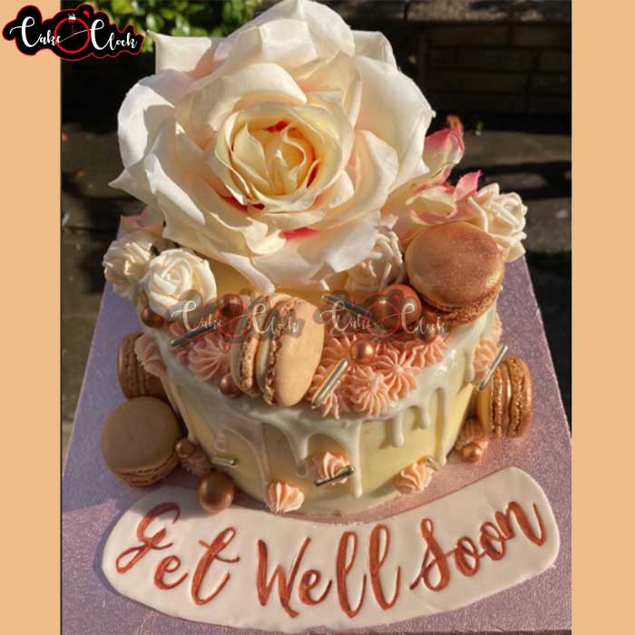 Get Well Soon Macaron Cake