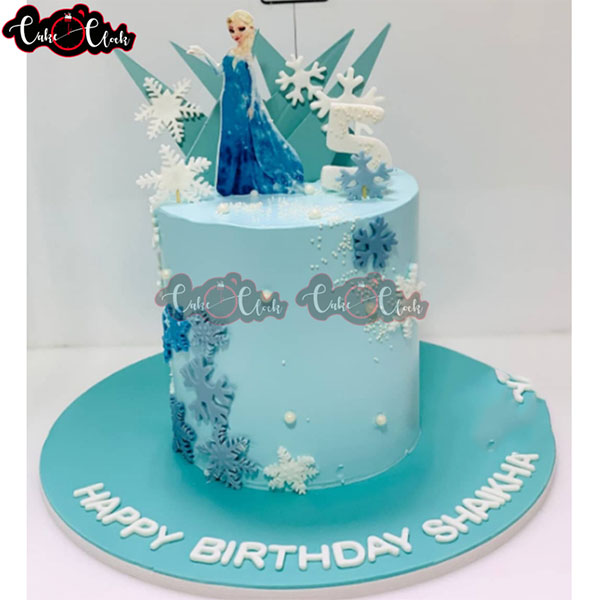 Princess Frozen Theme Cake