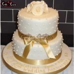 White And Golden Anniversary