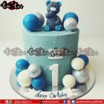 Cute Teddy Birthday Cake