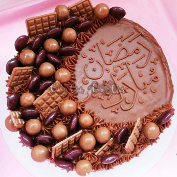 Ramadan Mubarak Choco Cake