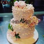 2 Tier Fancy Cake For Anniversary