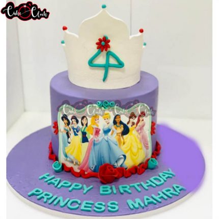 Disney Princesses Theme Cake