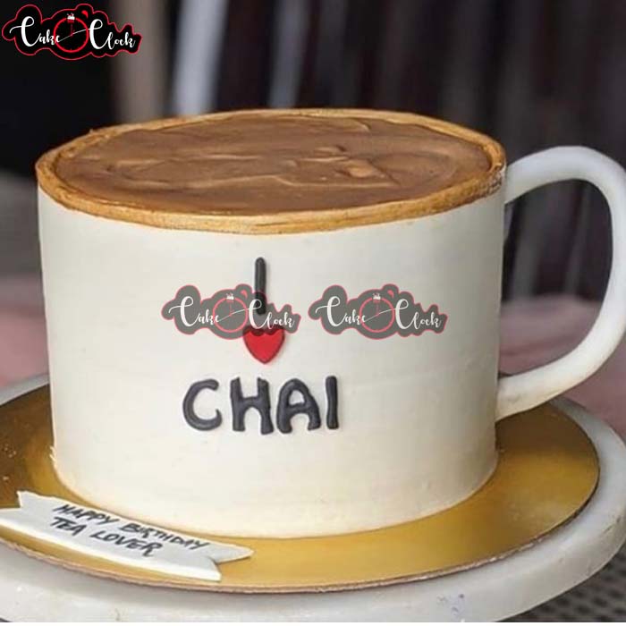 Special Birthday Cake For Chai Lovers