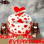 Sorry For Everything Love Theme Cake