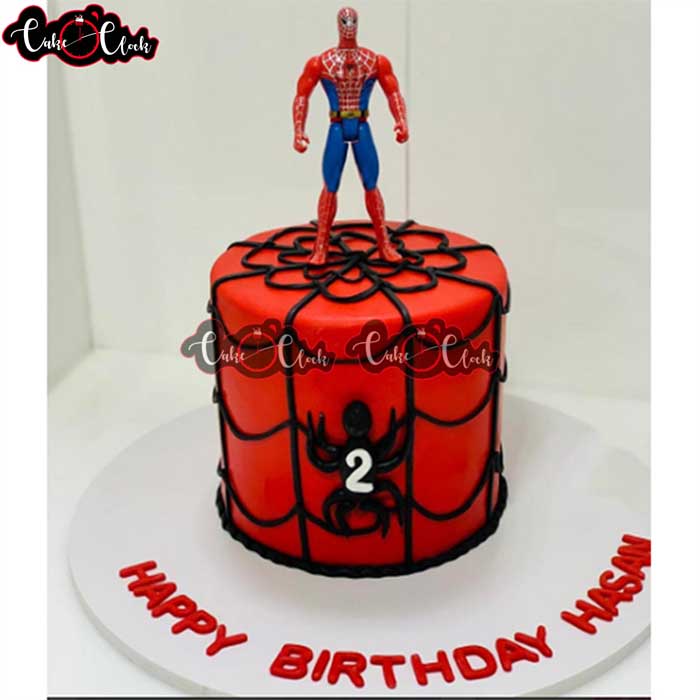 Spiderman Cake For 2nd Birthday
