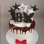 18th Birthday Cake With Beautiful Topper