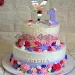 2 Tier Fairy Theme Cake