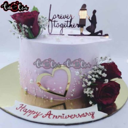 Forever Together Anniversary Cake