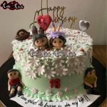 Happy 18th Anniversary Cake