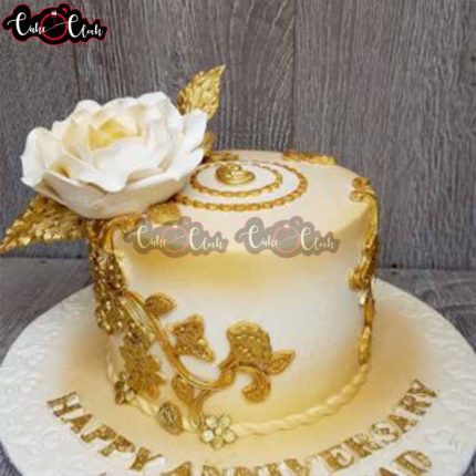 Fancy Gold Theme Cake