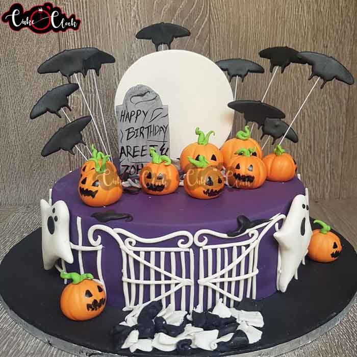 Halloween Theme Birthday Cake Magnum Cakes Best Customize Designer 