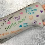 Broken Arm Get Well Soon Cake