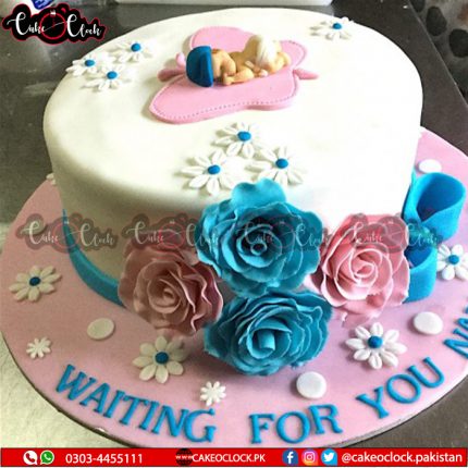 Waiting for you Baby Shower Cake