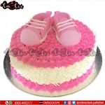 Baby Shower Cream Cake