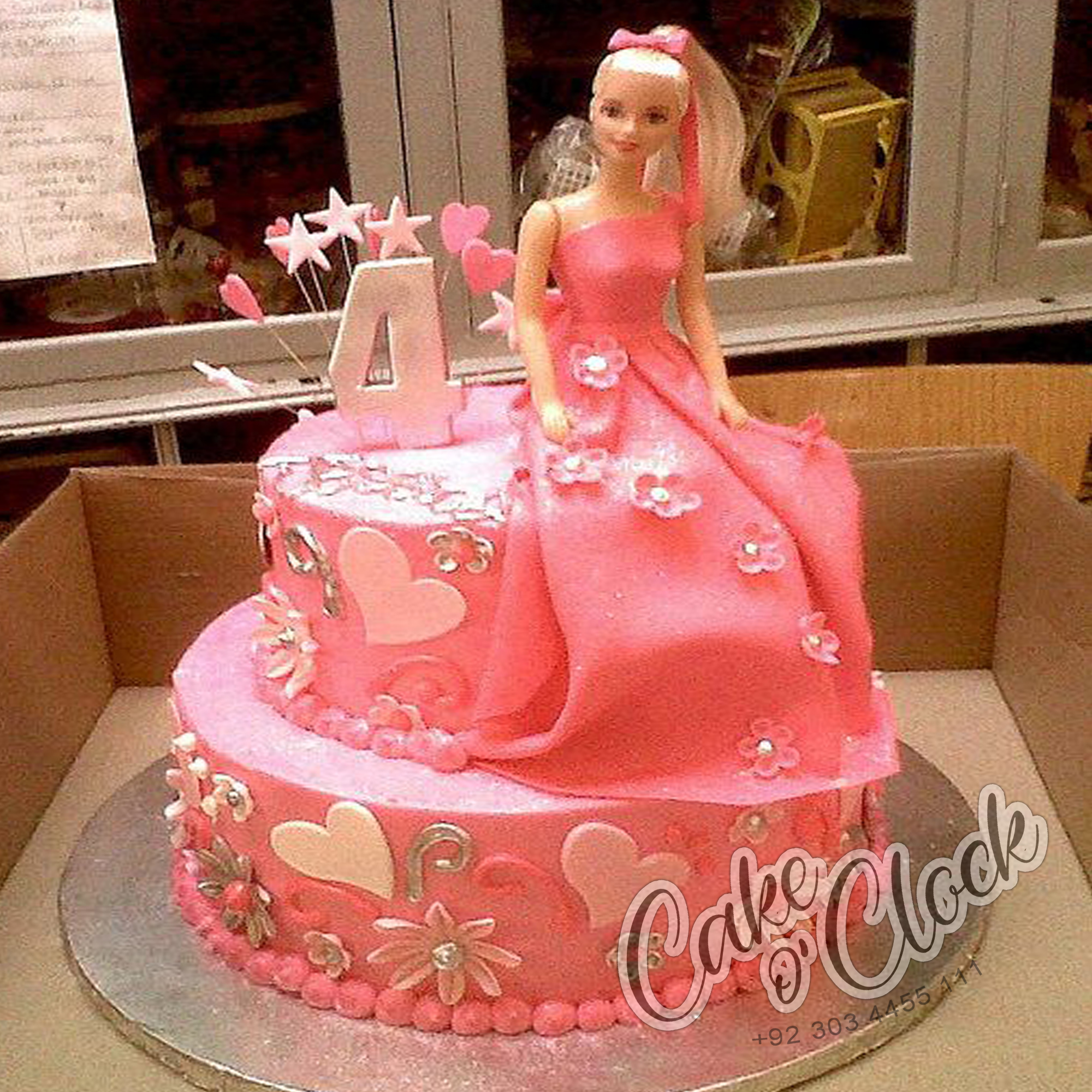 Barbie Girl Design Cake – Creme Castle-hanic.com.vn