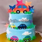 Cars Theme Cake