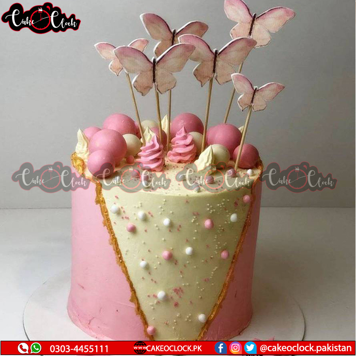 Collection Of Butterfly Theme Cake