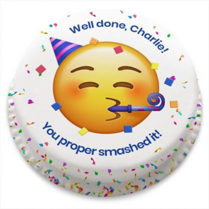 Congratulations Emoji Cake