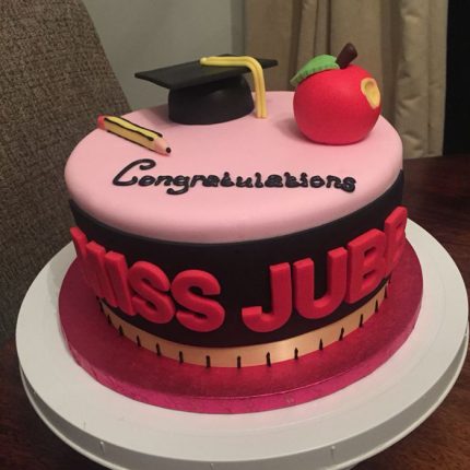 New Teacher Congratulations Cake
