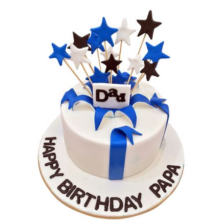 Happy Stars Birthday Cake