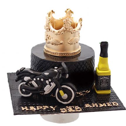 Father's Day Cake With Crown