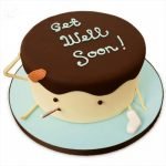 Pretty Fondant Get Well Soon Cake