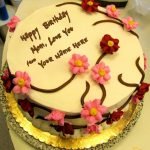 Moms Birthday Cake With Any Name