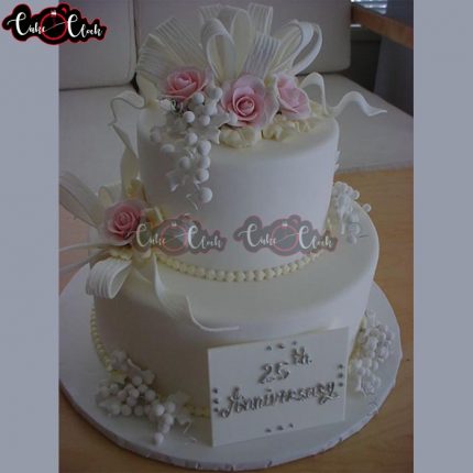 2 Tier Beautiful cake