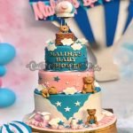 Cute Baby Teddies Theme Cake