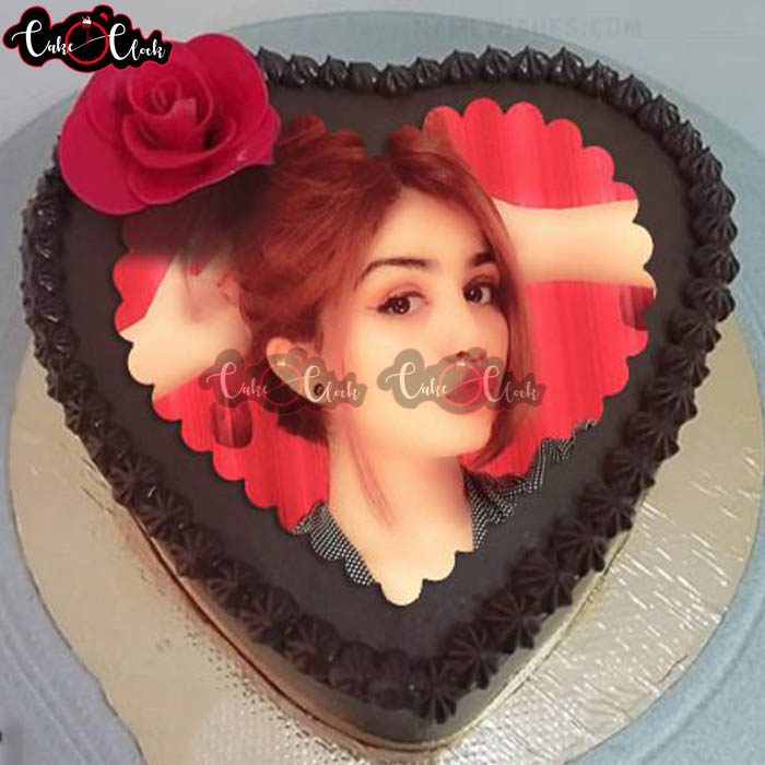 choco cake with your pic