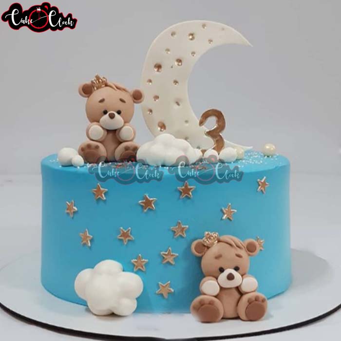 cute teddy cake