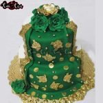 fancy green and golden