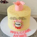 welcome home cake for a little princes