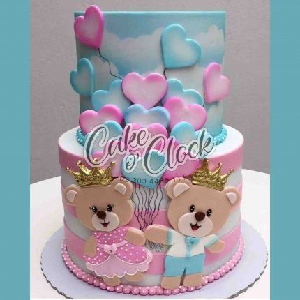 2 tier beautiful cake