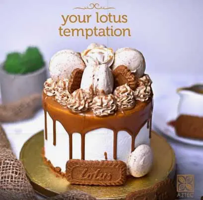 Aztec Lotus Cake