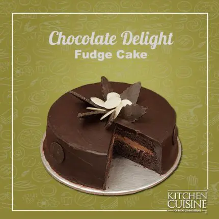 Chocolate Delight Fudge Cake