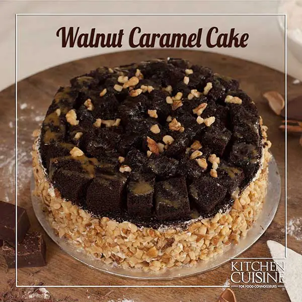Walnut-Caramel Walnut Caramel Cake